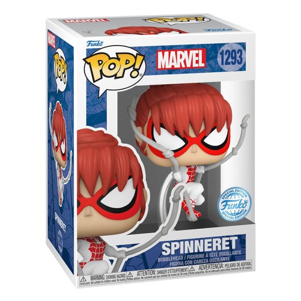 Spider-Man POP! 1293 Marvel Vinyl Figur Spinneret 9 cm