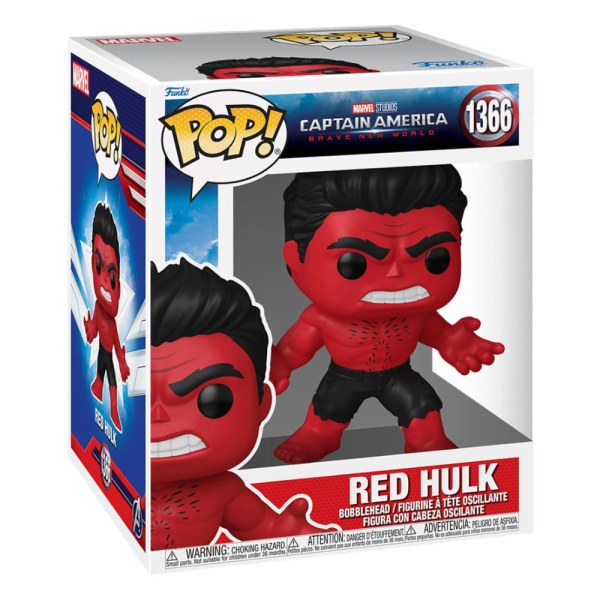Captain America Merida New World Figur Oversized POP! 1368 Vinyl Red Hulk 15 cm