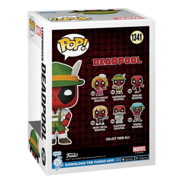 Deadpool Parody POP! 1341 Vinylfigur Lederhosen 9 cm
