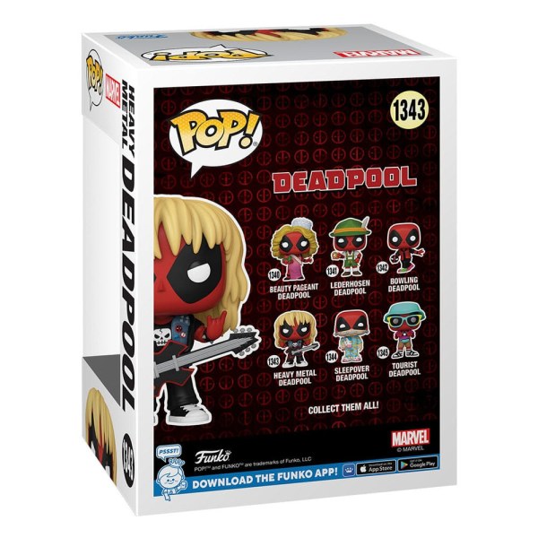 Deadpool Parody POP! 1343 Vinylfigur Metalband 9 cm