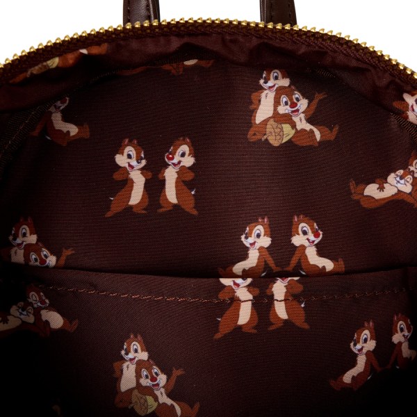 Chip und Chap Mini-Rucksack mit gesteppter Eichelstruktur - DISNEY LOUNGEFLY
