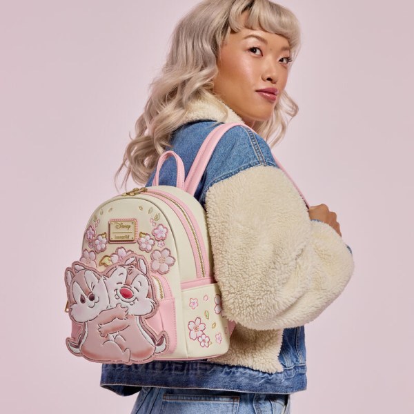 Chip und Chap Kirschblüten Mini-Rucksack - DISNEY LOUNGEFLY