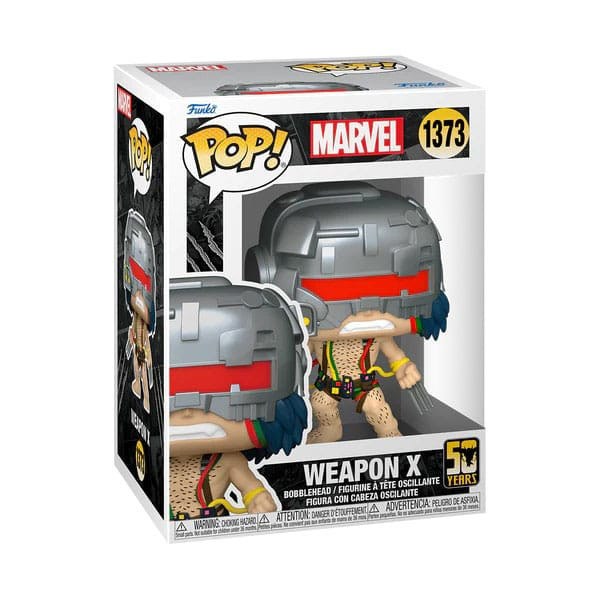 Marvel POP! 1373 Marvel Vinyl Figur Wolverine 50th - Ultimative Waffe X 9 cm