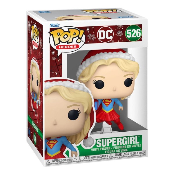DC Comics POP! 526 Heroes Vinylfigur Holiday '24 - Supergirl 9 cm