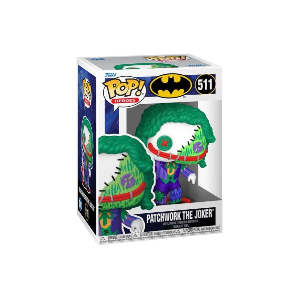 DC Comics POP! 511 Movies Vinyl Figur Patchwork - Joker 9 cm