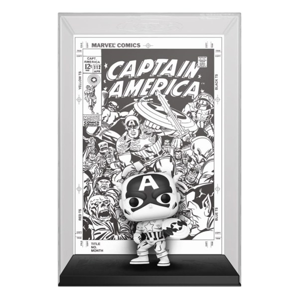Marvel 85th Anniversary POP! 61 Comic Cover Vinylfigur Captain America 9 cm
