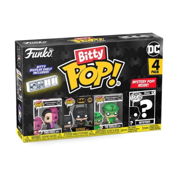 Batman 85. Jubiläumspaket 4 Bitty POP Figuren! Vinyl Two Face 2,5 cm