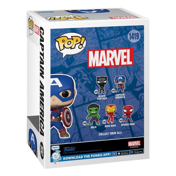 Marvel Vinylfigur Captain America 9 cm