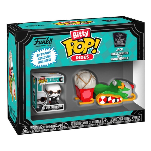 The Weihnachten Before Weihnachten POP! Rides Vinylfigur Jack Skellington mit Schneemobil 1"