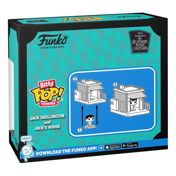 Die Weihnachten vor Weihnachten Bitty POP! Town Vinylfigur Jack at Home