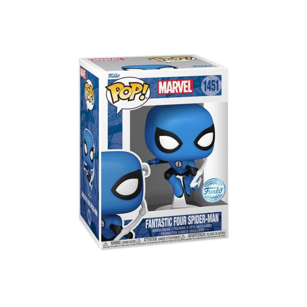Marvel Pop! 1451 Fantastic Four Vinylfigur Spider-Man Blauer Anzug Sonderedition 10 cm