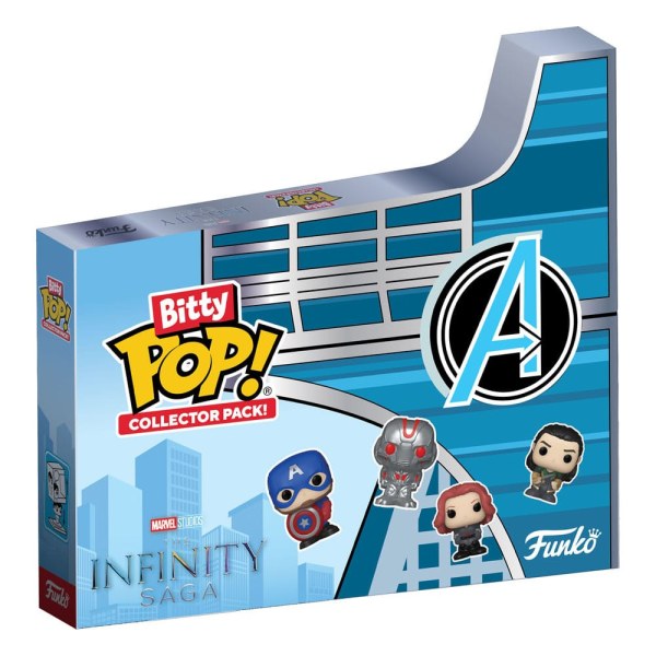 Marvel Pack 12 Bitty POP Figuren! Vinyl Infinity Saga 2,5 cm