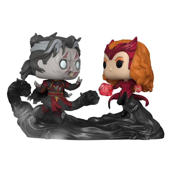 Doctor Strange im Multiversum des Wahnsinns Pack 2 POP Moment! 1027 Vinylfiguren Dead Strange & The Scarlet Witch 9 cm