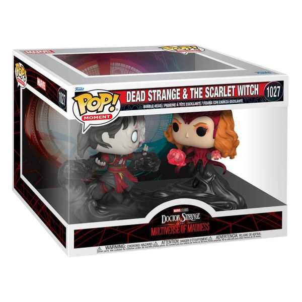 Doctor Strange im Multiversum des Wahnsinns Pack 2 POP Moment! 1027 Vinylfiguren Dead Strange & The Scarlet Witch 9 cm