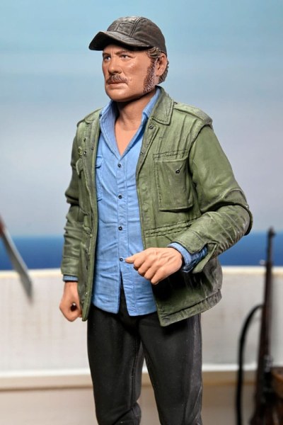 Der weiße Hai Ultimate Sam Quint 50. Jubiläumsfigur 18 cm