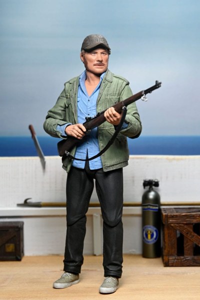 Der weiße Hai Ultimate Sam Quint 50. Jubiläumsfigur 18 cm