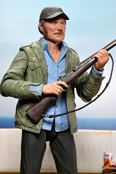 Der weiße Hai Ultimate Sam Quint 50. Jubiläumsfigur 18 cm