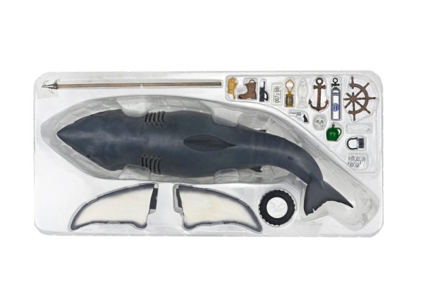 Der weiße Hai Figur 12" Head to Tail Das Spiel des weißen Hais 50. Jubiläum 38 cm