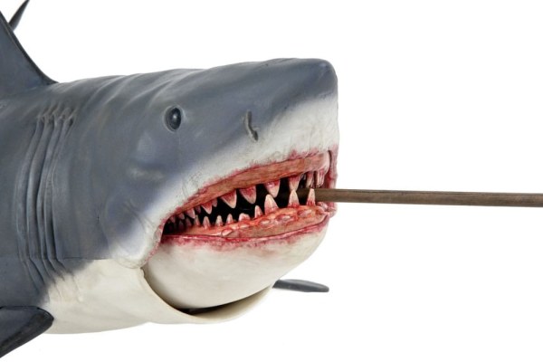 Der weiße Hai Figur 12" Head to Tail Das Spiel des weißen Hais 50. Jubiläum 38 cm