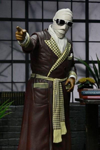 Universal Monsters Ultimate Invisible Man Figur (Kemp House) (Farbe) 18 cm