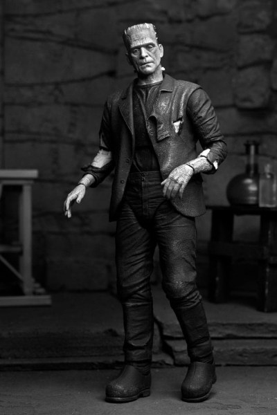 Universal Monsters Figur Ultimate Frankensteins Monster (Braut von Frankenstein) (Schwarzweiß) 18 cm