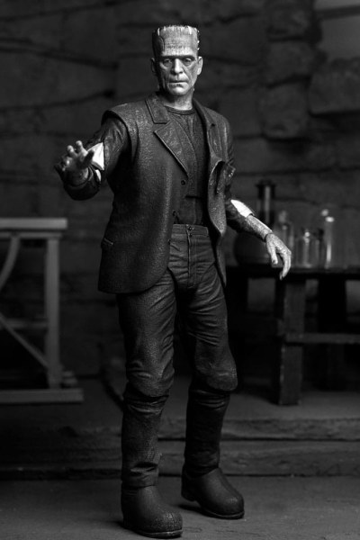 Universal Monsters Figur Ultimate Frankensteins Monster (Braut von Frankenstein) (Schwarzweiß) 18 cm