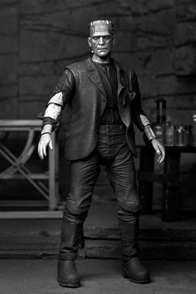 Universal Monsters Figur Ultimate Frankensteins Monster (Braut von Frankenstein) (Schwarzweiß) 18 cm
