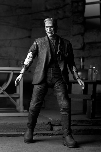Universal Monsters Figur Ultimate Frankensteins Monster (Braut von Frankenstein) (Schwarzweiß) 18 cm