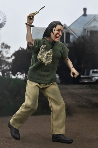 The Texas Chainsaw Massacre Bekleideter Anhalter 50. Jubiläum 20 cm Figur