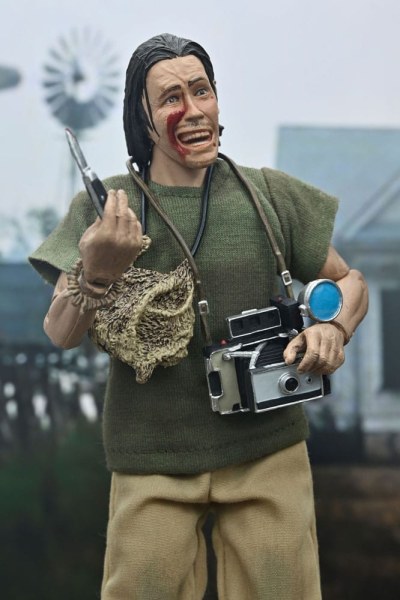The Texas Chainsaw Massacre Bekleideter Anhalter 50. Jubiläum 20 cm Figur