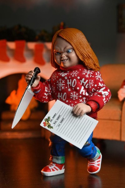 Chucky Child's Spielfigur Ultimate Chucky (Holiday Edition) 18 cm