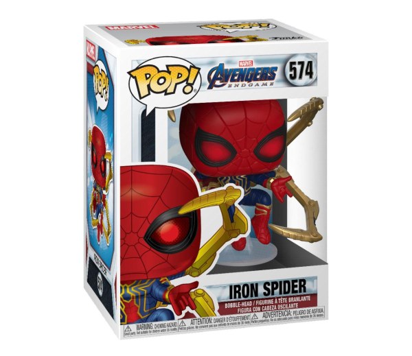 Avengers: Endgame POP! 574 Movies Vinylfigur Iron Spider mit Nano-Handschuh 9 cm