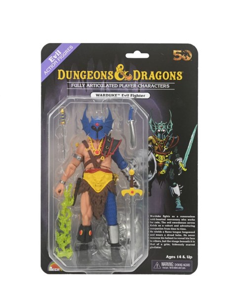 Dungeons & Dragons Figur 50. Jahrestag Warduke auf Blisterkarte 18 cm