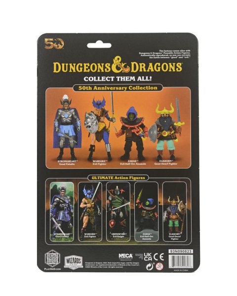 Dungeons & Dragons Figur 50. Jahrestag Warduke auf Blisterkarte 18 cm