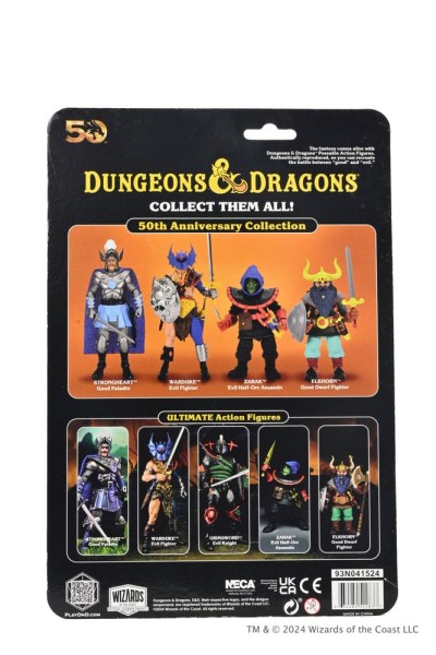 Dungeons and Dragons Figur 50. Jahrestag Zarak auf Blisterkarte 18 cm