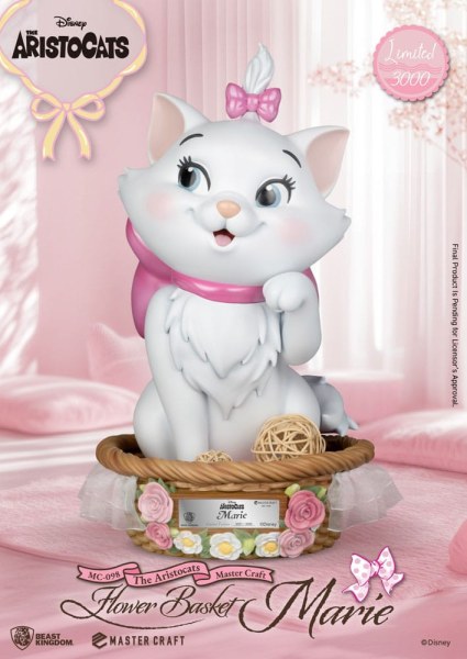 Die Aristocats MasterCraft Blumenkorb Marie Statuette 32 cm - Disney Aristocats
