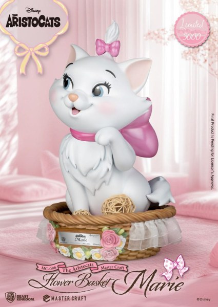 Die Aristocats MasterCraft Blumenkorb Marie Statuette 32 cm - Disney Aristocats