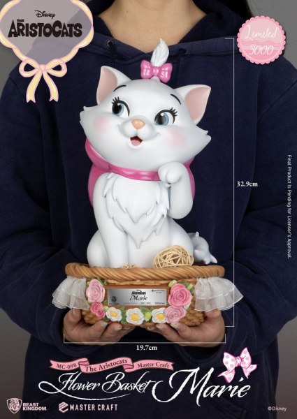 Die Aristocats MasterCraft Blumenkorb Marie Statuette 32 cm - Disney Aristocats