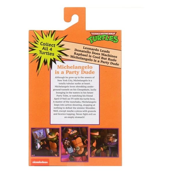 Ninja Turtles (Cartoon) Ultimate Michelangelo VHS Figur 18 cm