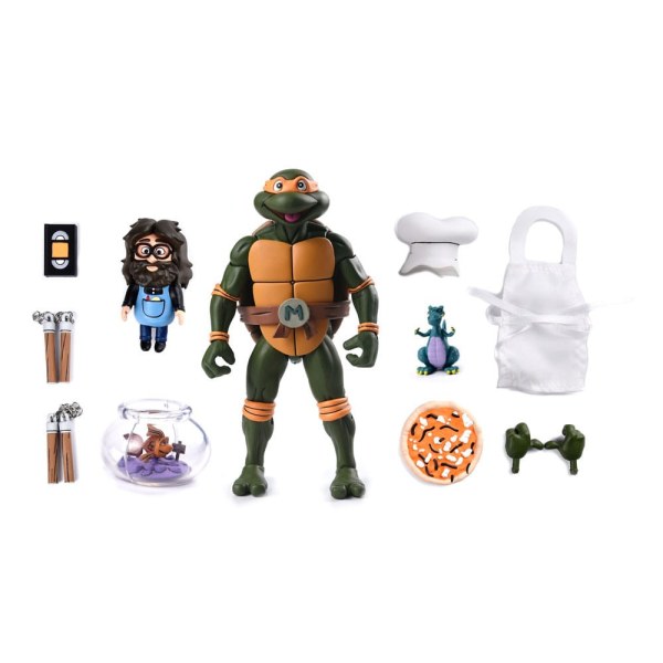 Ninja Turtles (Cartoon) Ultimate Michelangelo VHS Figur 18 cm