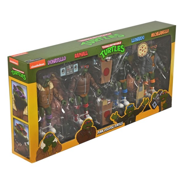 Teenage Mutant Ninja Turtles (Cartoon) Figuren 4er Pack Punk Turtles 18 cm