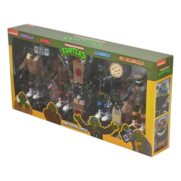 Teenage Mutant Ninja Turtles (Cartoon) Figuren 4er Pack Punk Turtles 18 cm