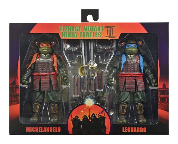Teenage Mutant Ninja Turtles 3 2er-Pack Leonardo & Michelangelo 7-Zoll-Figuren