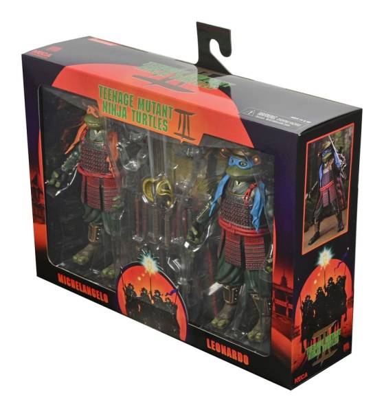 Teenage Mutant Ninja Turtles 3 2er-Pack Leonardo & Michelangelo 7-Zoll-Figuren