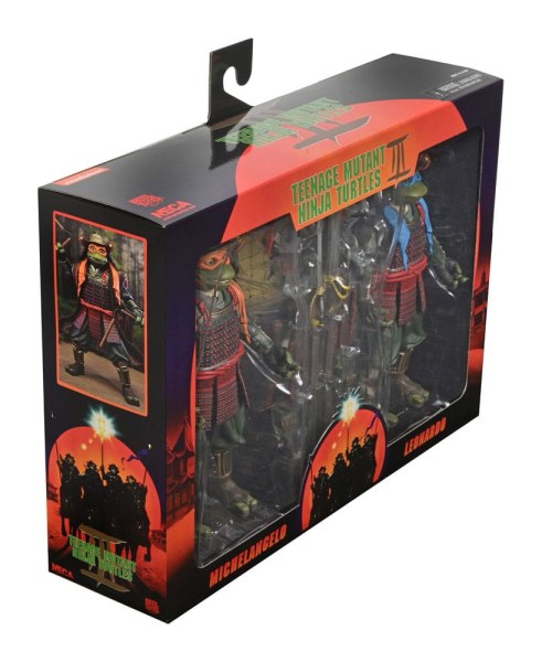 Teenage Mutant Ninja Turtles 3 2er-Pack Leonardo & Michelangelo 7-Zoll-Figuren