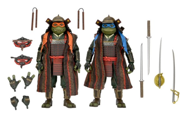 Teenage Mutant Ninja Turtles 3 2er-Pack Leonardo & Michelangelo 7-Zoll-Figuren