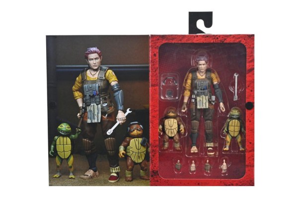 Ninja Turtles (The Last Ronin The Lost Years) Figur Synja Grammy April mit Baby Yi & Moja 18 cm