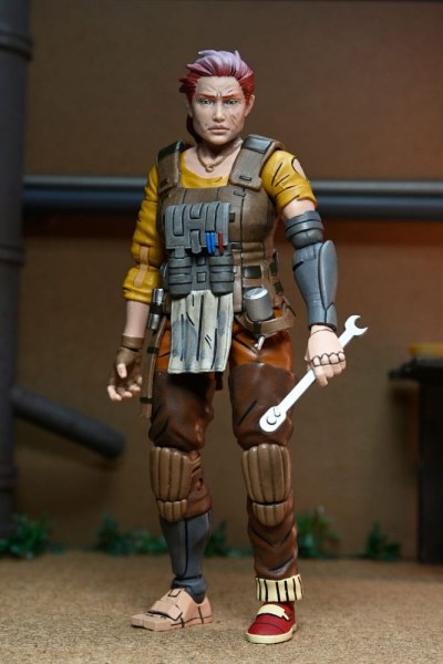 Ninja Turtles (The Last Ronin The Lost Years) Figur Synja Grammy April mit Baby Yi & Moja 18 cm