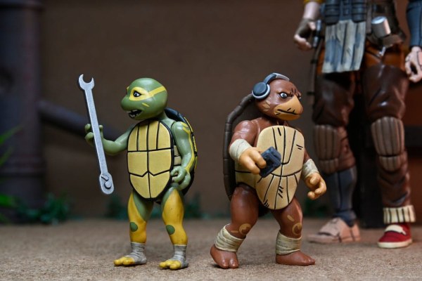 Ninja Turtles (The Last Ronin The Lost Years) Figur Synja Grammy April mit Baby Yi & Moja 18 cm