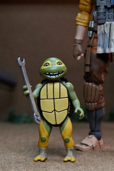 Ninja Turtles (The Last Ronin The Lost Years) Figur Synja Grammy April mit Baby Yi & Moja 18 cm